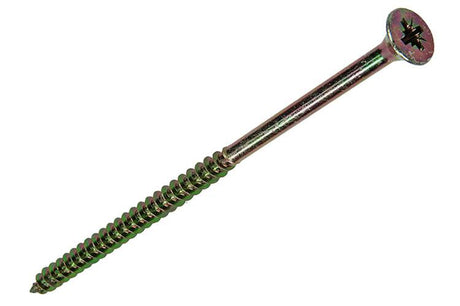 Mack 1017262 - spaanplaatschroef vz kop geelverz. 4 st 5,0 x 100 mm | 5 stuks