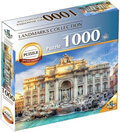 Puzzle Braet monuments du monde - Fontaine de Trevi 1000 pièces