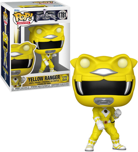 Funko-pop ! films : Mighty Morpin Power Rangers le film - Ranger jaune (lueur dans le noir) #1781