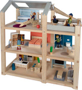 Small foot - maison de poupée en bois avec meubles