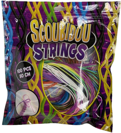 Cordes à nouer Scoubidou 80cm, 100pcs.