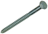 Mack 1017430 - houtdraadbout staal verzinkt 1 st 12 x 140 mm | 10 stuks