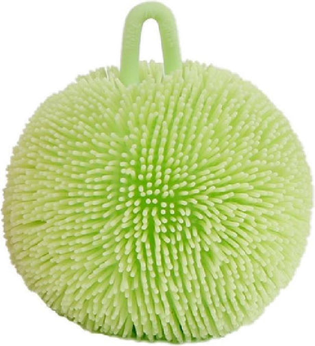 Van crinière squeeze ball Fluffy junior 9 cm silicone vert