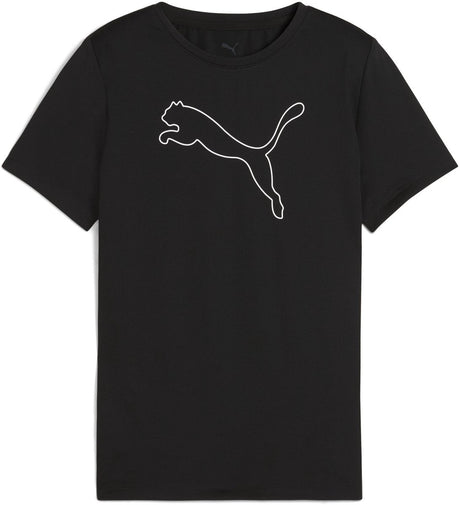 Puma tad ess cat logo tee g chemise de sport pour filles - noir