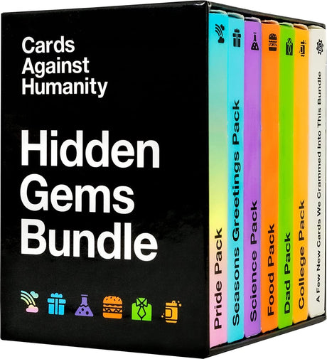 Lot de cartes de jeu contre l'humanité, joyaux cachés