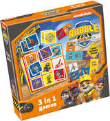 Selecta Paw Patrol Rubble Crew 3en1 mémo loto domino