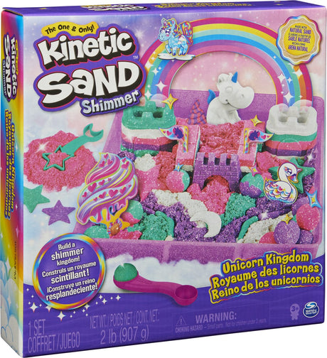 Ensemble de jeu Spinmaster cinétique sable licorne royaume