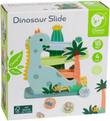 Dinosaure à billes en bois du monde classique, 4 pcs.