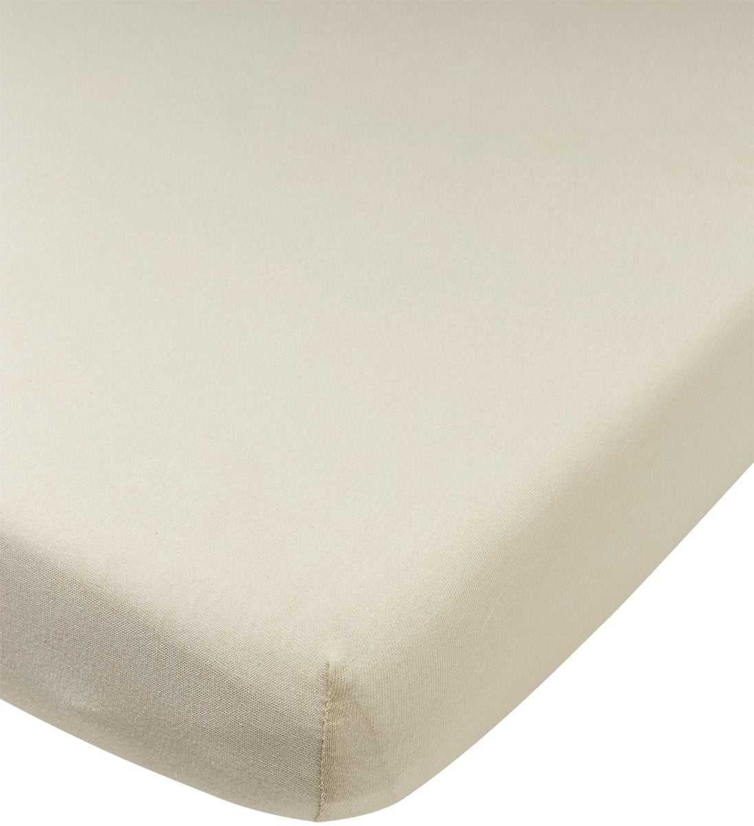 Drap-housse Meyco baby uni pour berceau - jersey - sable doux - 60x120cm