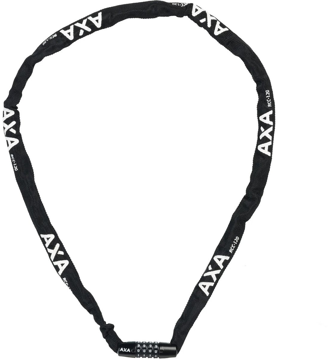 AXA Rigide RCC120 Antivol à Chaîne de Vélo 120cm Noir