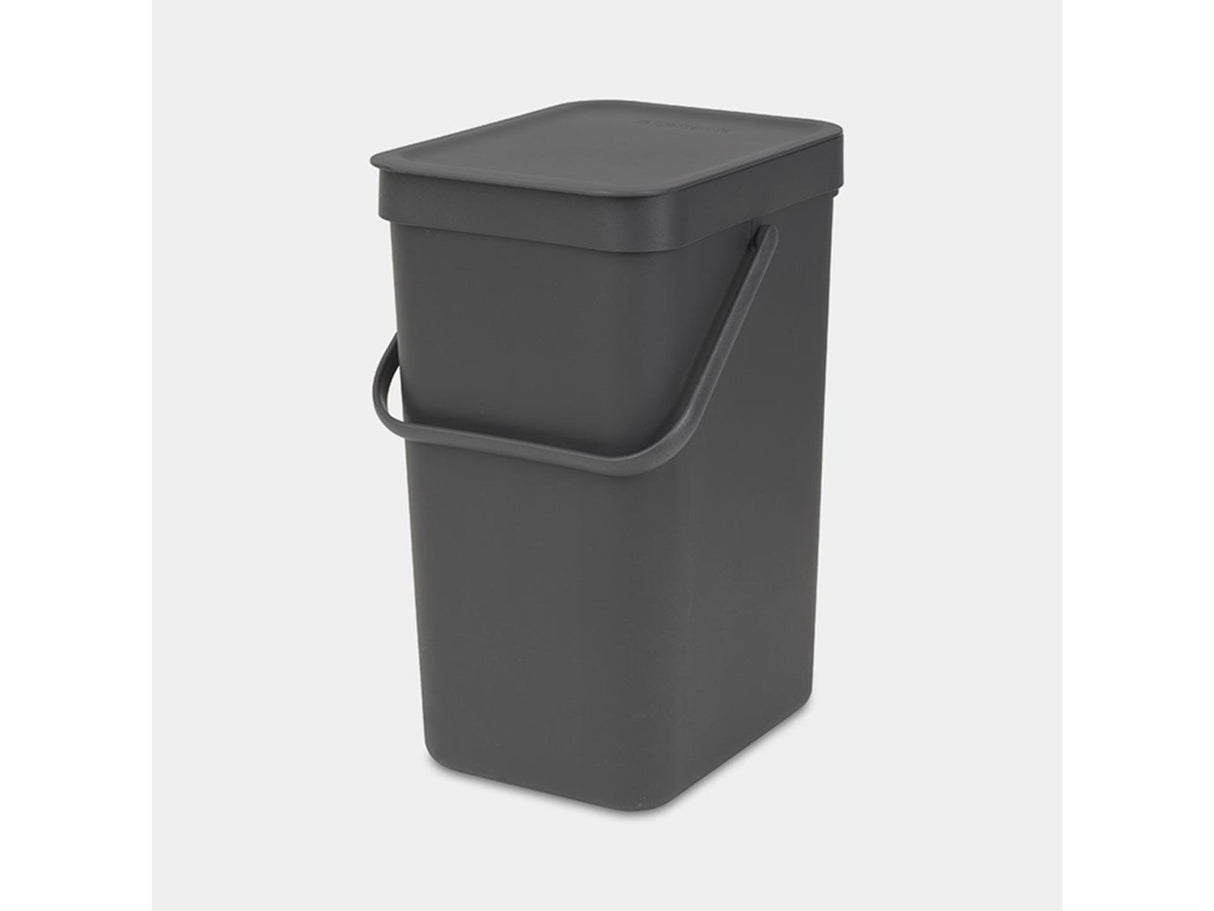 Brabantia sort go poubelle 12l gris