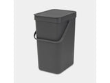 Brabantia sort go poubelle 12l gris