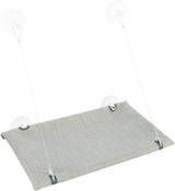 Trixie Cat Basket Hammock Window Velvet Grey