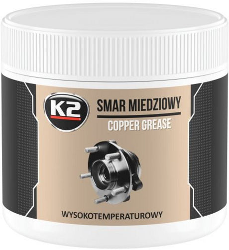 Graisse au cuivre K2 500g - pâte de cuivre - graisse au cuivre pour filetages de frein et d'échappement
