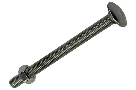 Mack 1019919 - houtbout + moer roestvrijstaal 1 st m8 x 100 mm | 10 stuks