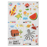 Ensemble de papier kraft pour groupe d'artisanat créatif, 16 pièces.