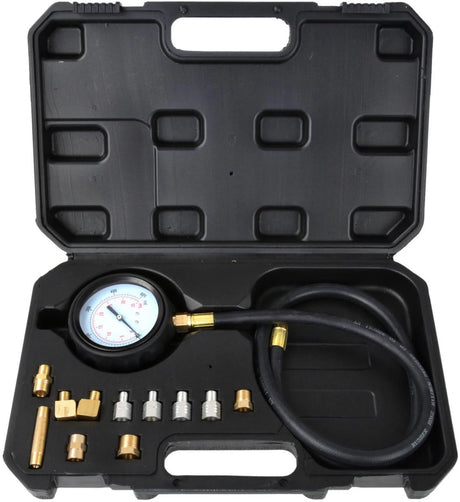 Jeu de manomètres automatiques Geko - 0-500 psi - 12 adaptateurs - tuyau 60 cm