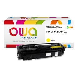 Tonercartridge owa cf412a compatibel geel