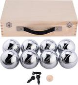 Jeu de Boules dans une valise de luxe, 8 balles