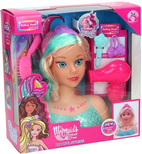 Poupée sirène Jono Toys - 7 pièces.
