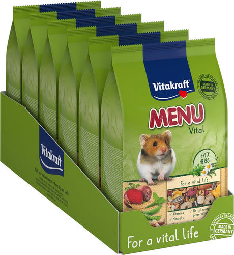 Vitakraft menu vital - nourriture pour hamster - 6x400 grammes