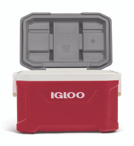 Igloo - latitude 52 - middelgrote koelbox - 49 liter - rood