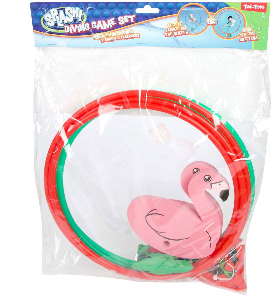 Bague de plongée Splash flamingo 80cm, lot de 2