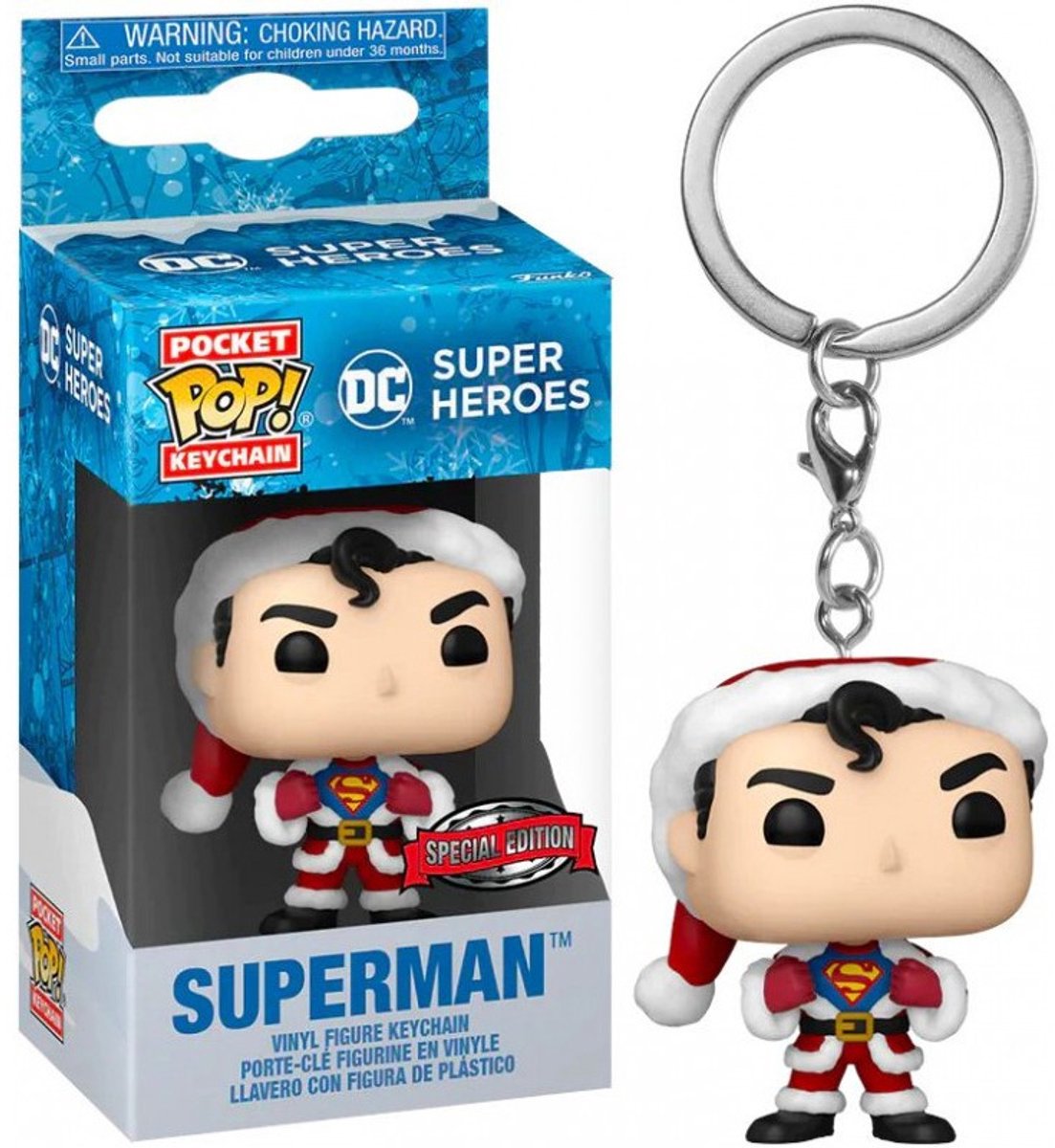 Funko poche pop porte-clés dc comics vacances superman exclusif