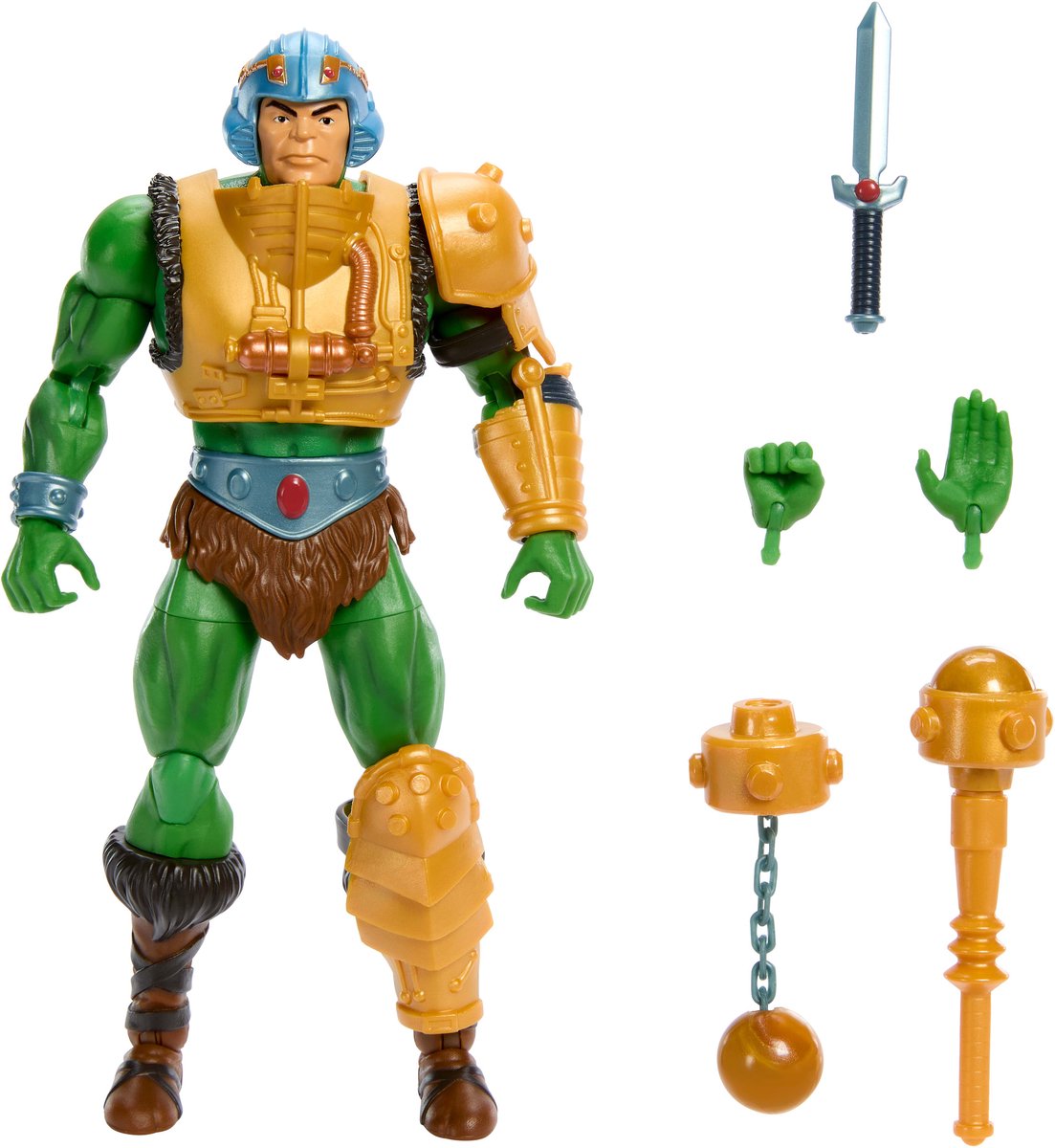 Mattel les maîtres de l'univers masterverse vintage collection figurine homme d'armes figurine articulée 18 cm