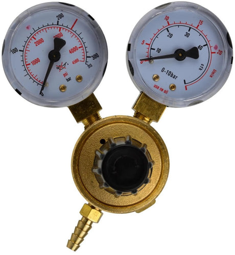 Régulateur de pression Geko argon mix - 2 manomètres - haute capacité