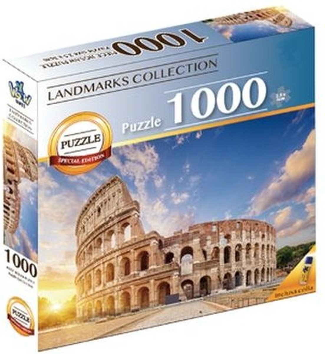 Braet puzzle 7 world wonders - coloseum - 1000 pcs.