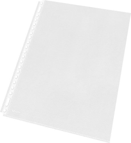 Esselte show bag a4 - 30% de matériaux recyclés pré-consommation - pp - 100 pièces - transparent
