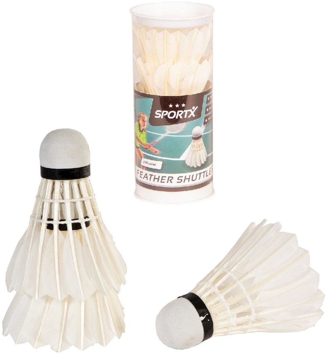 Faits de navette Sportx blanc dans le tube, 3e.