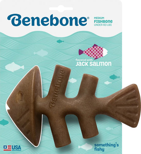 Benebone - articles à mâcher - arête de poisson - saumon - m 420300