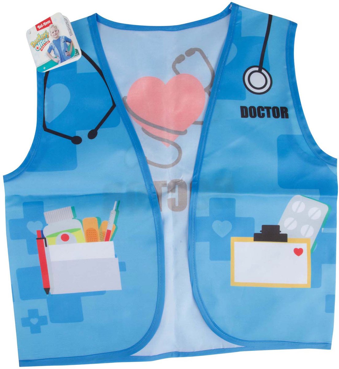 Gilet de médecin Toi-toys doctor, gilet d'habillage