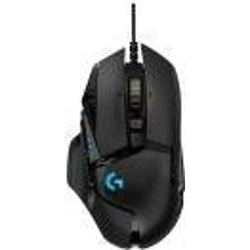 Souris de jeu haute performance Logitech g502 hero (noir, 100 - 25 600 dpi, LED RVB)