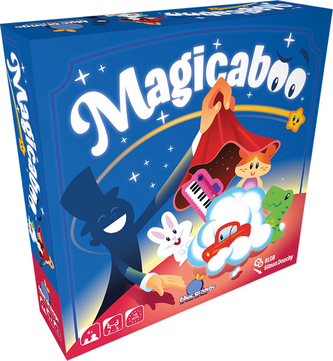 Geronimo jeux magicaboo - bleu orange - - jeu enfant - à partir de 4 ans - de 3 à 5 joueurs