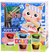 Set d'argile à sushi Playgo - 6 pots en argile