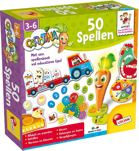 Laboratoire Lisciani Carotina 50 jeux