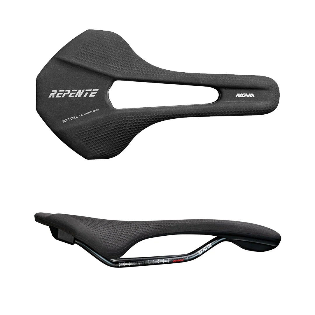 Repente zadel nova aeron 2.0 tpu technologie cromoly rails zwart