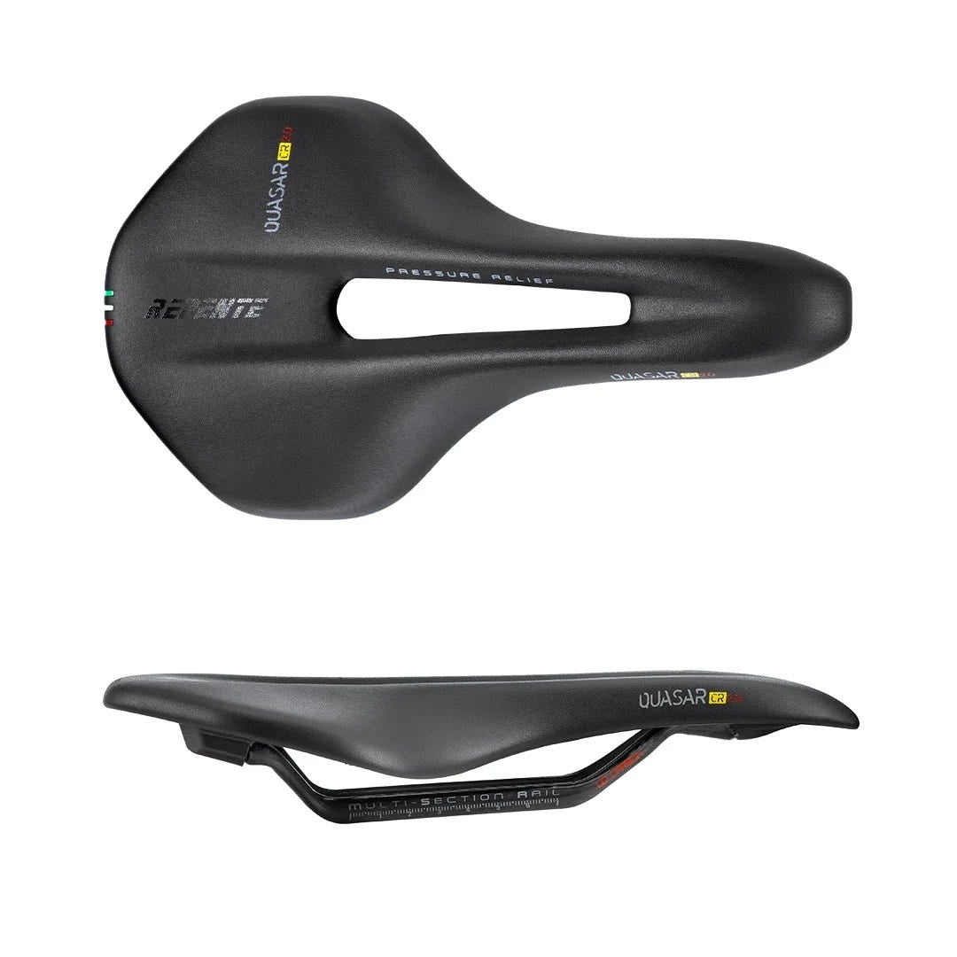 F-tech repente zadel quasar cr 2.0 lcf technologie carbon rails zwart