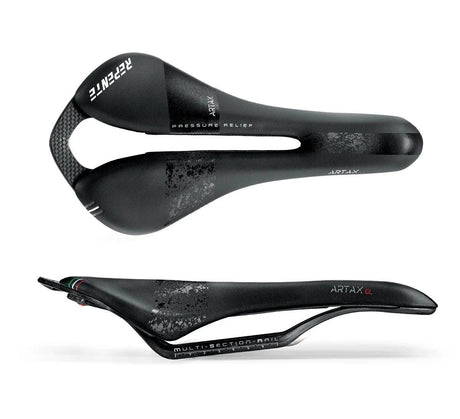 F-tech repente selle artax gl 132mm lcf technologie rails carbone boue noire