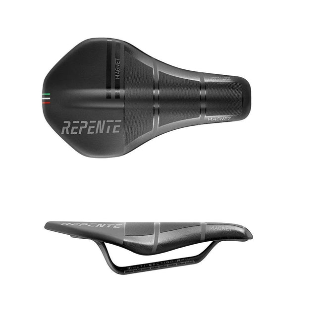 Repente selle aimant triathlon rails carbone noir