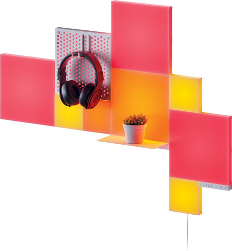 Kit plus intelligent Combo XL de blocs Nanoleaf - 10 pièces - rgbw - compatible google, apple, alexa