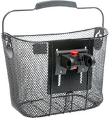 Newlooxs Tuscany Klickfix - panier à vélo amovible - guidon - 19 litres - acier - noir