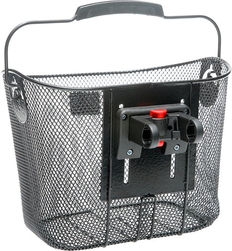 Newlooxs Tuscany Klickfix - panier à vélo amovible - guidon - 19 litres - acier - noir