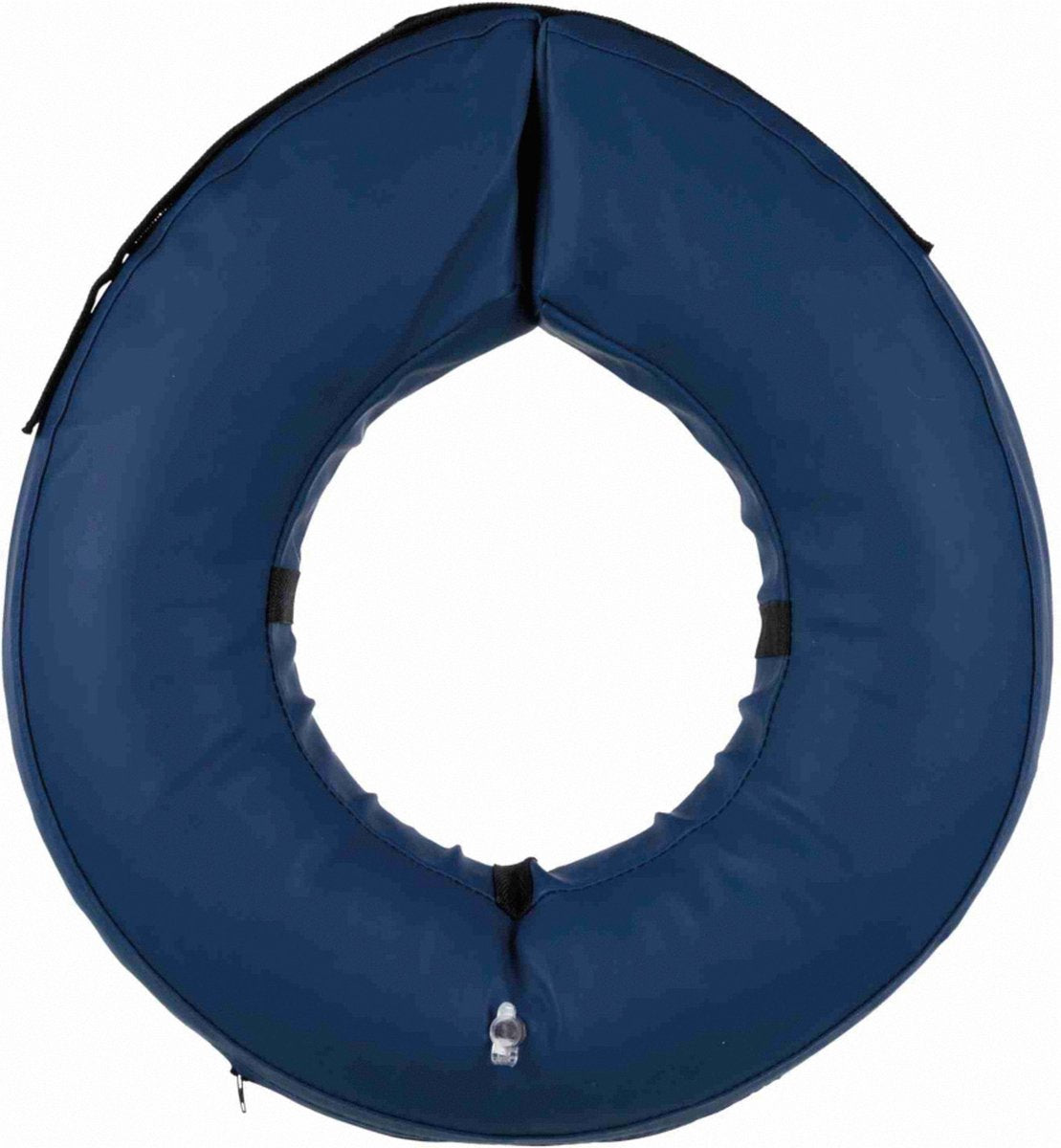 Trixie - collier de protection - gonflable - bleu - 66-78 x 12 cm