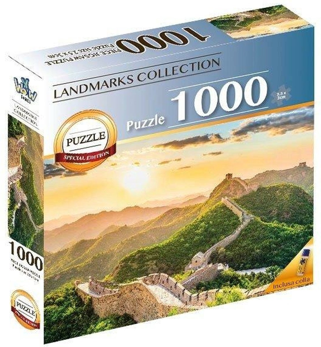 Puzzle Braet 7 merveilles du monde - la grande muraille de 1000pcs