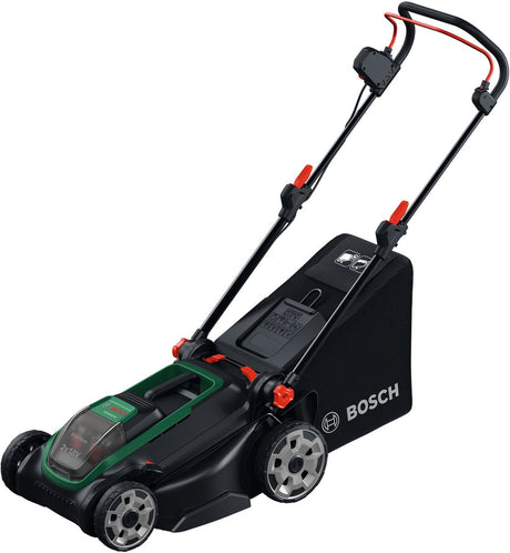 Bosch rotak 18v2-43 - tondeuse à gazon - sans batterie ni chargeur - avec prise mulch