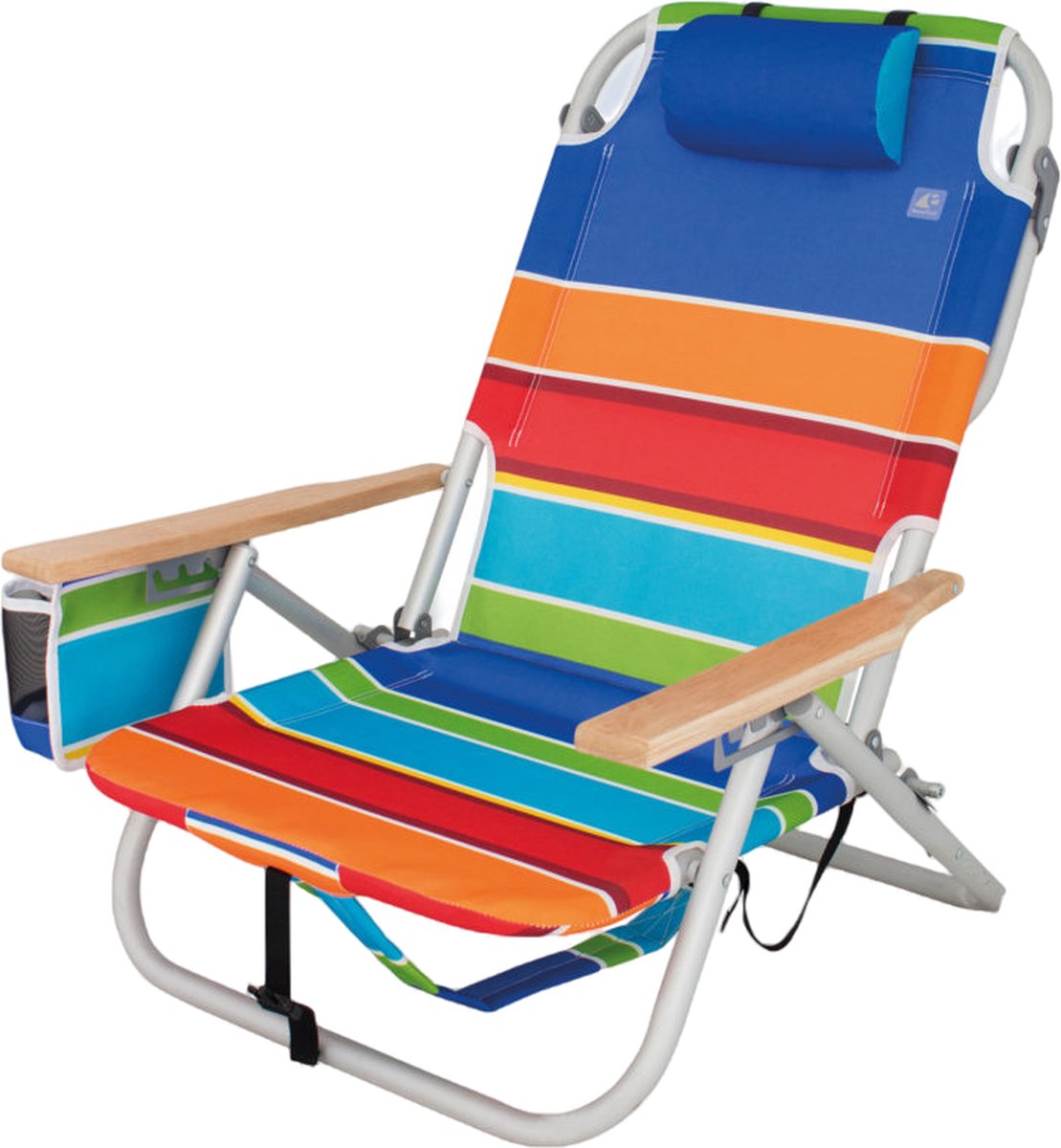 Chaise pliante Eurotrail Séte 74 x 49 cm en aluminium polyester